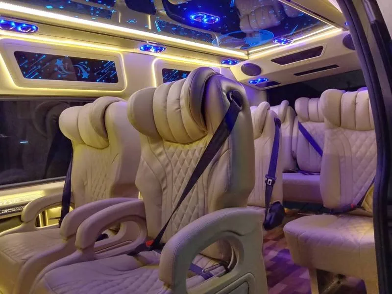 VIP minibus taxi in Phuket with a premium cabin