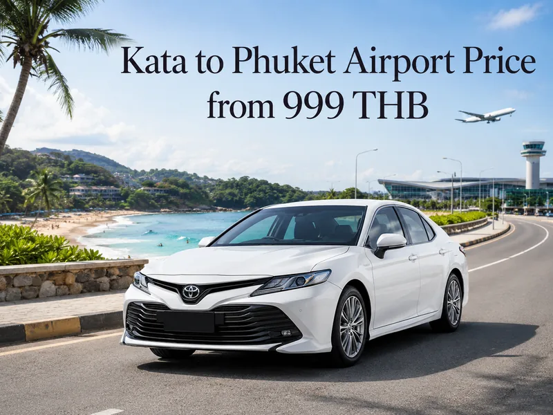 Taxi from Kata to Phuket airport